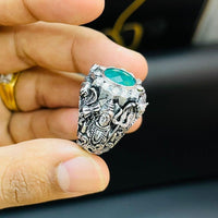 Lord Shiva Silver Ring